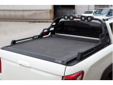 Крышка на Toyota HiLux серия "Omback" с защитной дугой "Dakar" цвет черный, изображение 2
